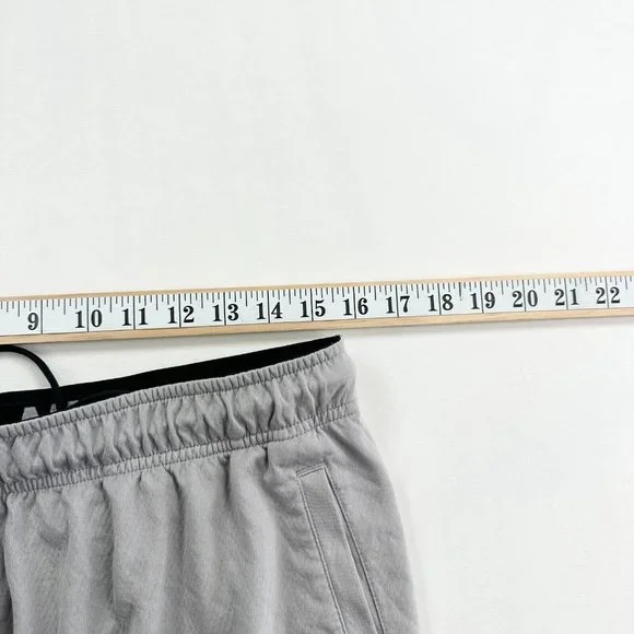Nike Basketball Shorts Mens XL Grey Dri Fit Lightweight Running Sports Trunks - Picture 8 of 12